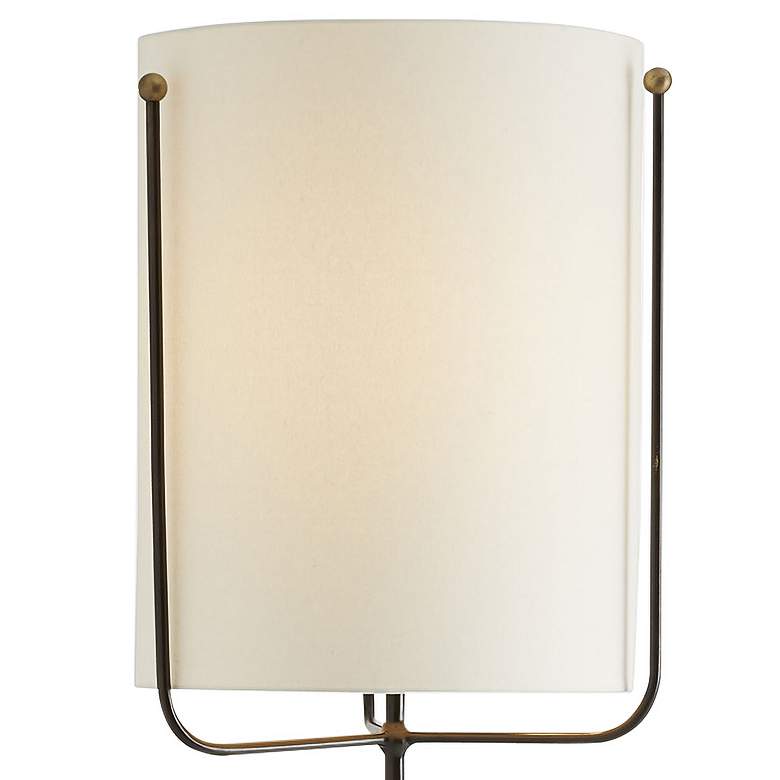 Image 3 Arteriors Home Boise 67 1/2 inch Modern Linen and Bronze Floor Lamp more views