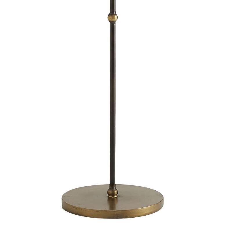 Image 4 Arteriors Home Boise 67 1/2 inch Modern Linen and Bronze Floor Lamp more views
