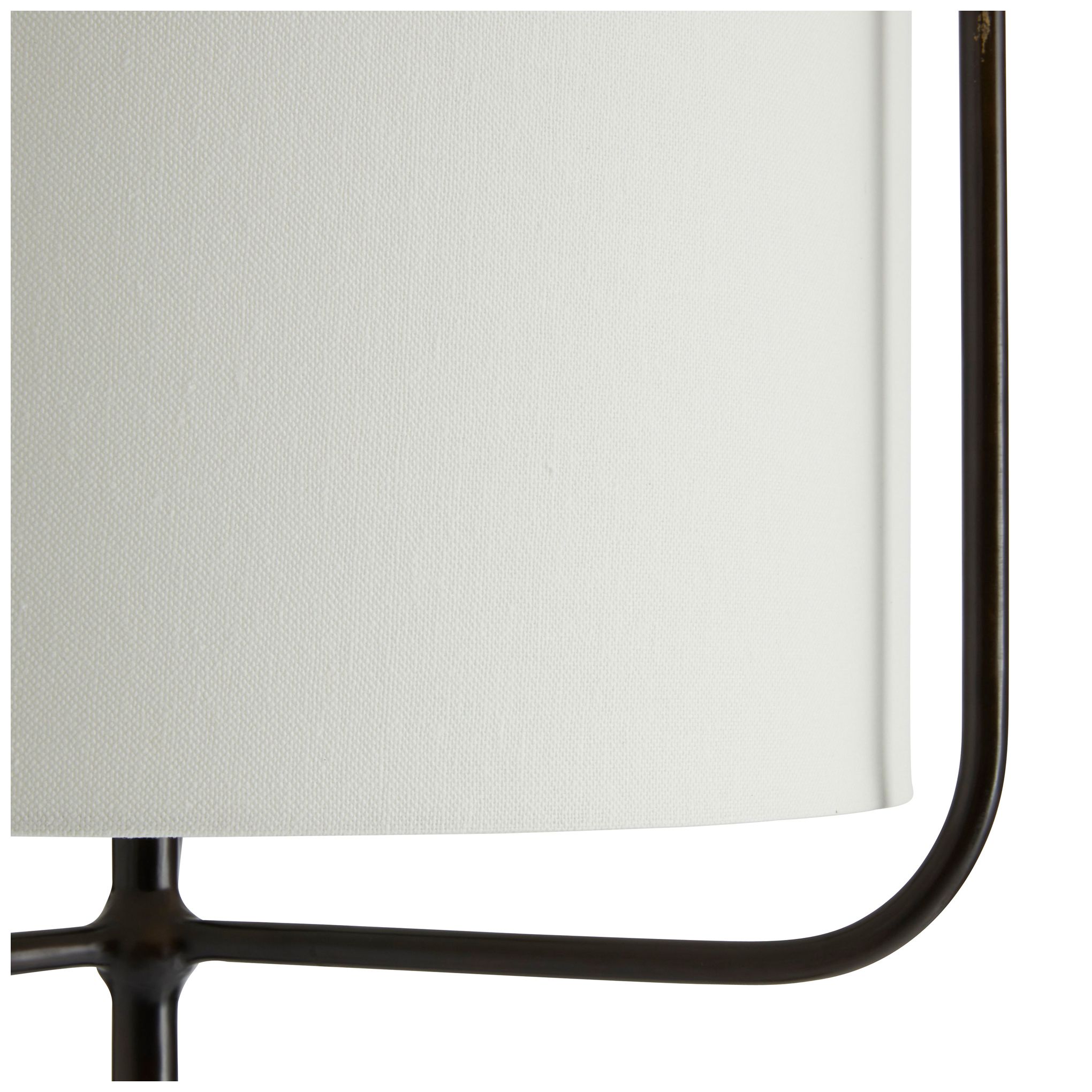 Image 5 Arteriors Home Boise 67 1/2" Modern Linen and Bronze Floor Lamp more views
