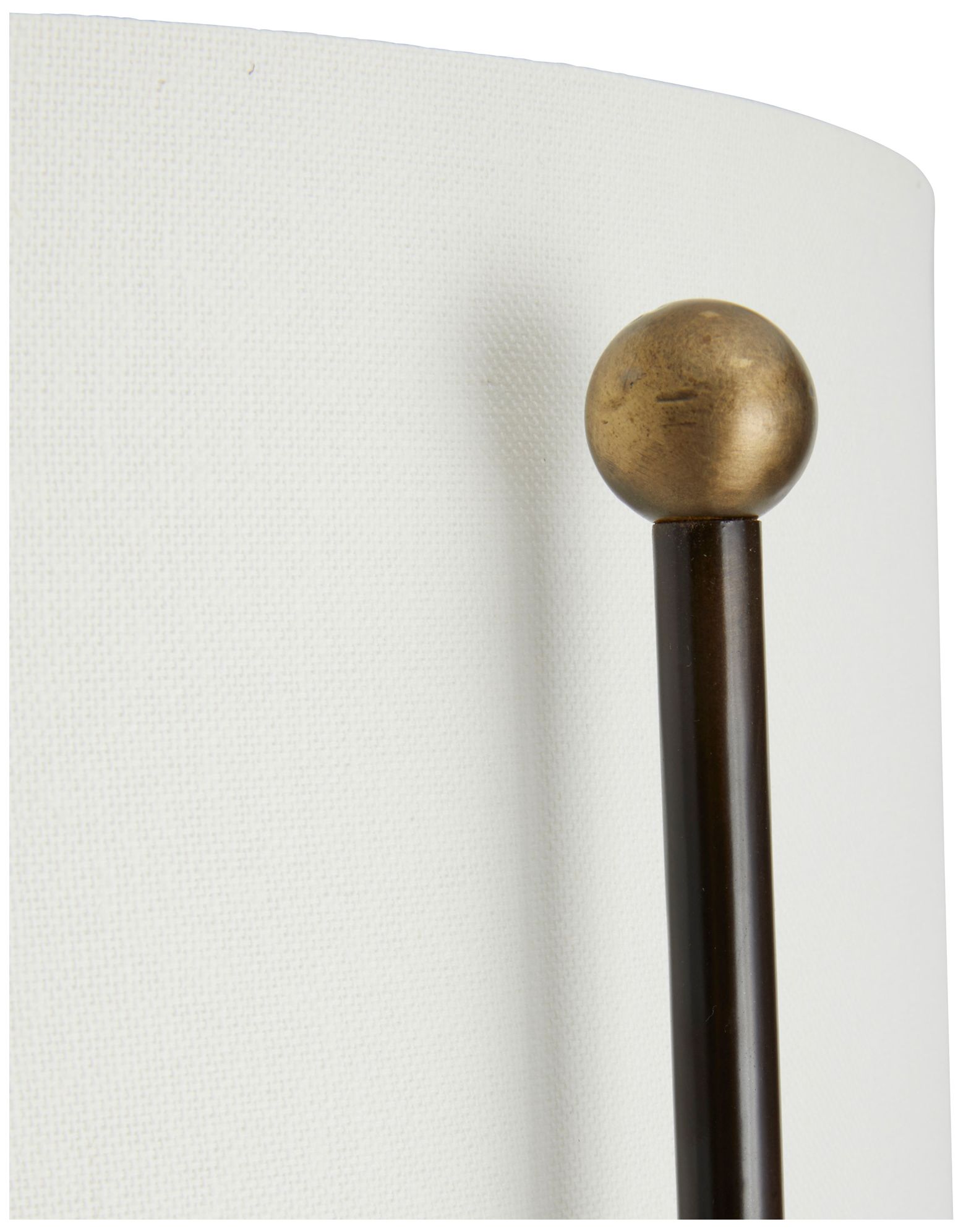 Image 6 Arteriors Home Boise 67 1/2" Modern Linen and Bronze Floor Lamp more views