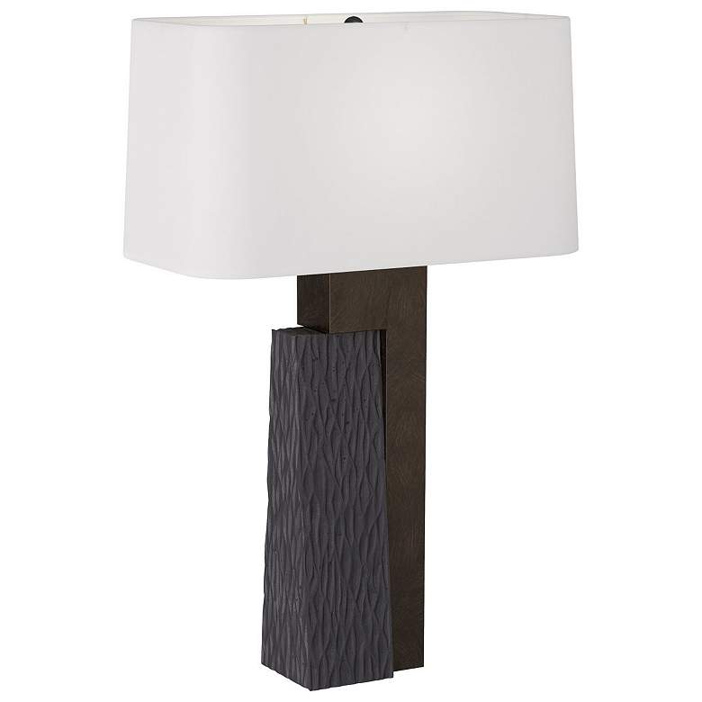 Image 1 Arteriors Home Briarwood 32 inch Charcoal Black Modern Table Lamp