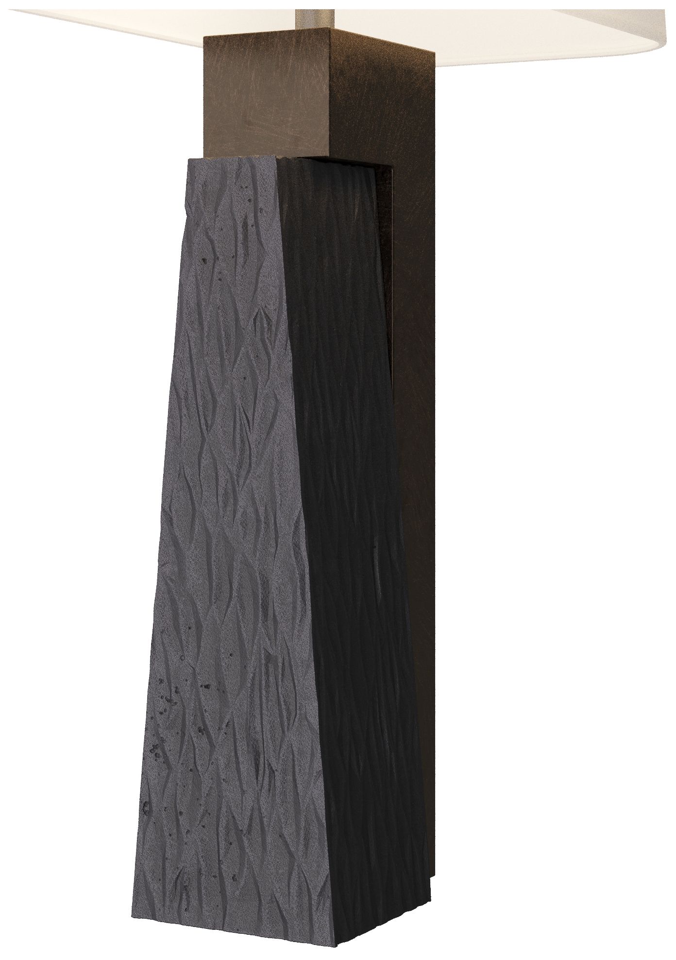Image 3 Arteriors Home Briarwood 32" Charcoal Black Modern Table Lamp more views