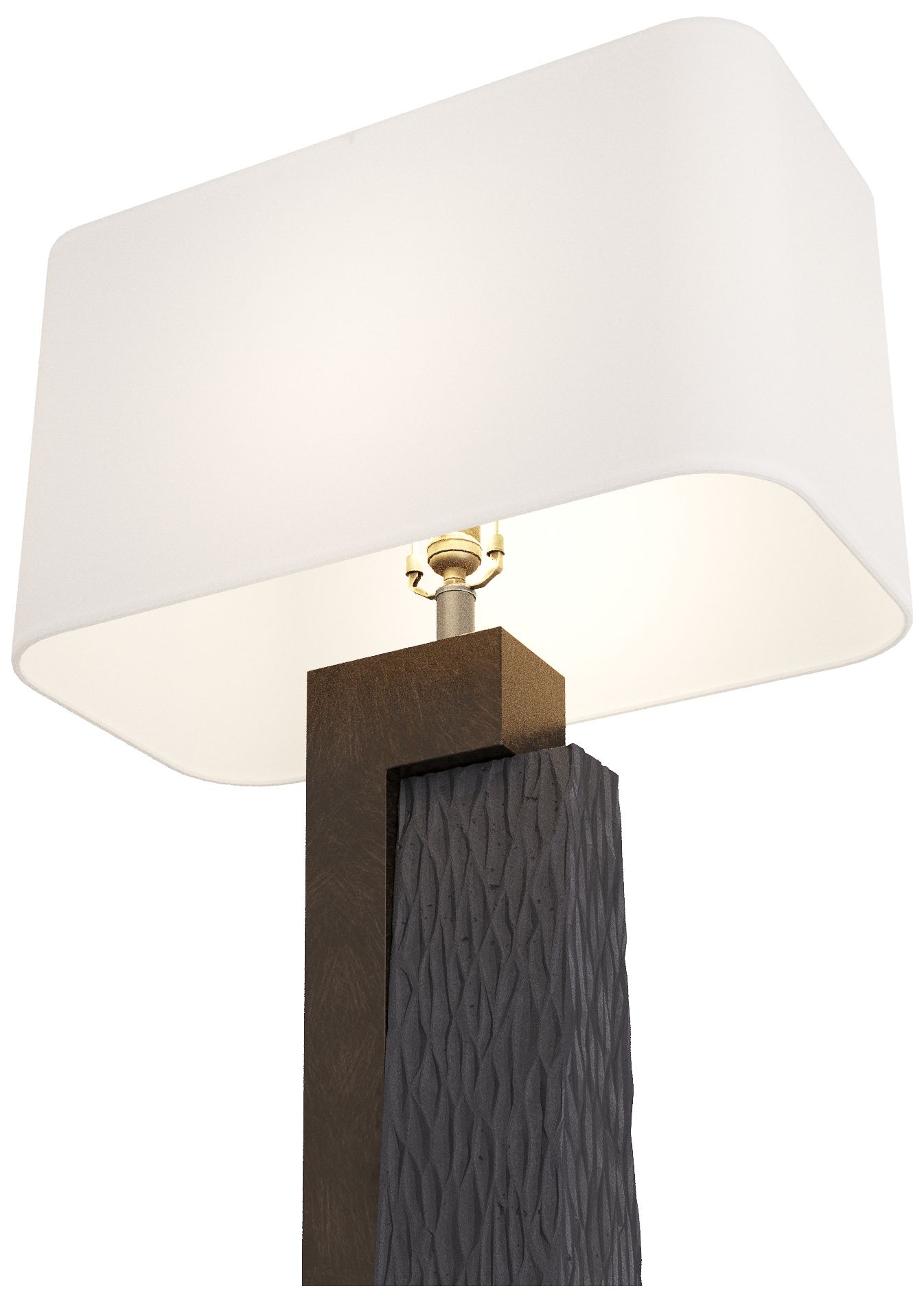 Image 7 Arteriors Home Briarwood 32" Charcoal Black Modern Table Lamp more views