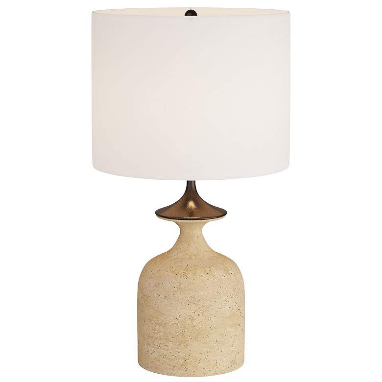 Image 1 Arteriors Home Bridgeport 27 1/2 inch Sand Finish Modern Ceramic Lamp