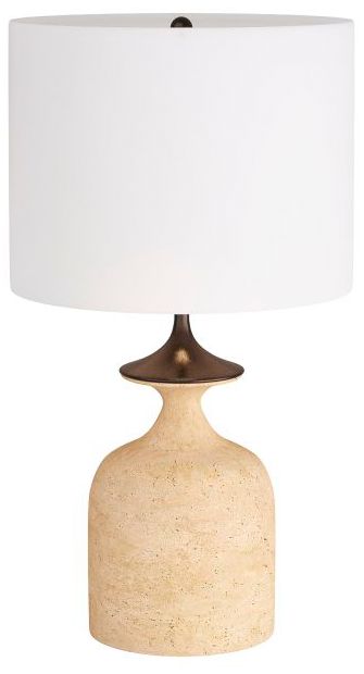 Image 3 Arteriors Home Bridgeport 27 1/2" Sand Finish Modern Ceramic Lamp more views