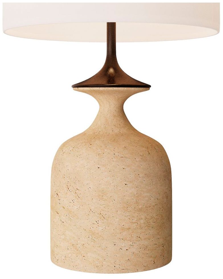Image 4 Arteriors Home Bridgeport 27 1/2" Sand Finish Modern Ceramic Lamp more views