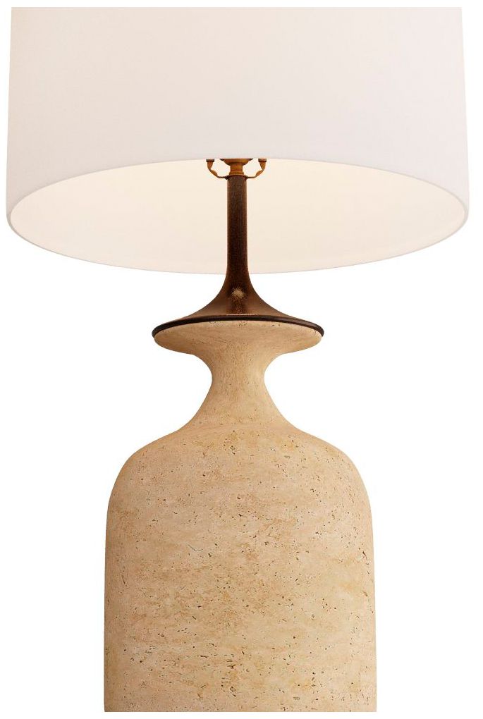 Image 5 Arteriors Home Bridgeport 27 1/2" Sand Finish Modern Ceramic Lamp more views