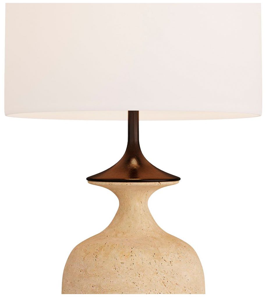 Image 6 Arteriors Home Bridgeport 27 1/2" Sand Finish Modern Ceramic Lamp more views