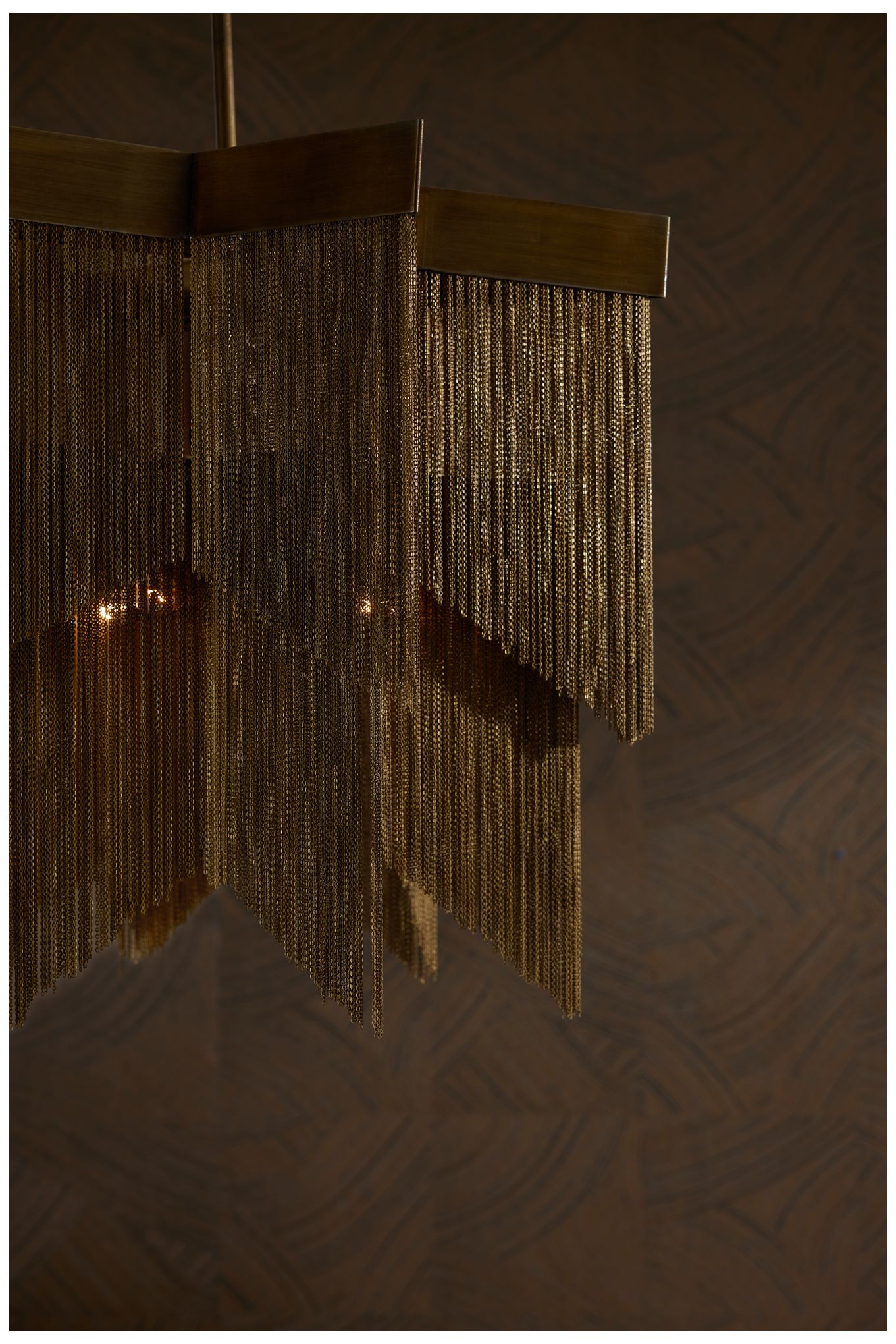 Arteriors Home Bridget 28"W Vintage Brass 2-Tier Chandelier