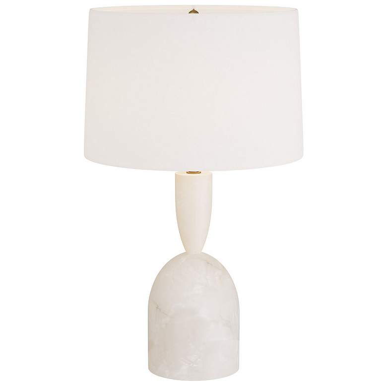 Image 1 Arteriors Home Brighton 29 inch White Modern Table Lamp