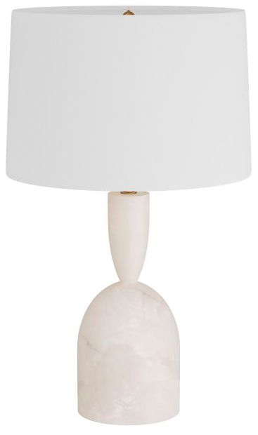 Image 3 Arteriors Home Brighton 29" White Modern Table Lamp more views