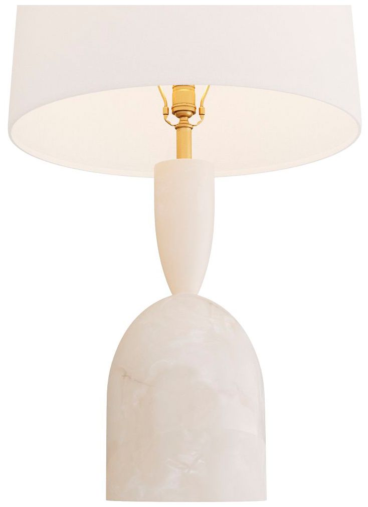 Image 4 Arteriors Home Brighton 29" White Modern Table Lamp more views