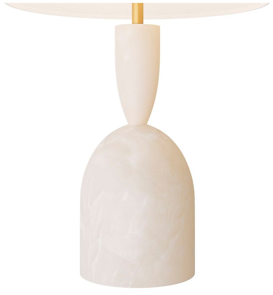 Image 5 Arteriors Home Brighton 29" White Modern Table Lamp more views