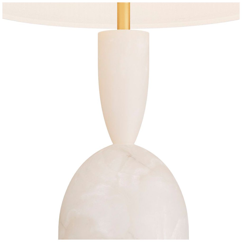 Image 6 Arteriors Home Brighton 29" White Modern Table Lamp more views