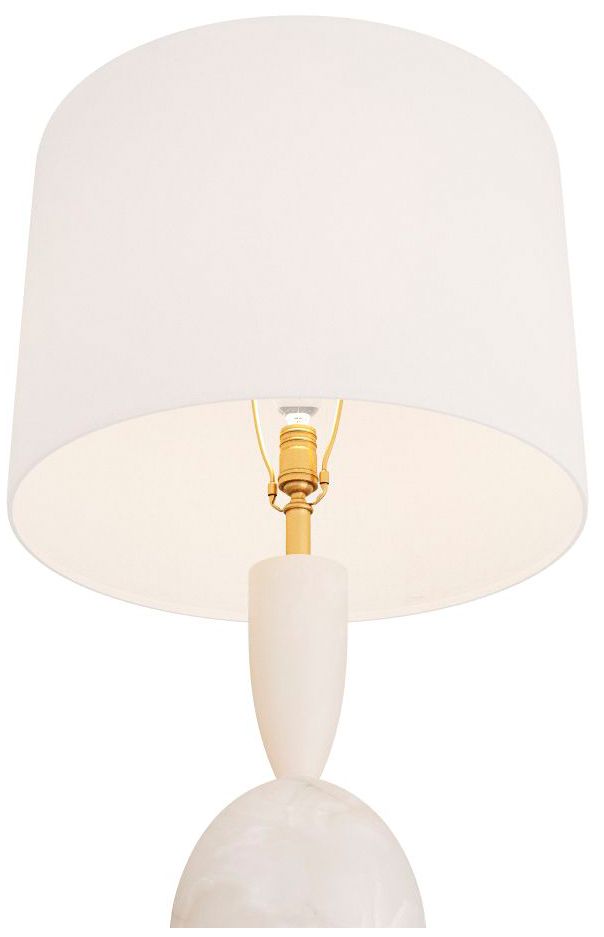 Image 7 Arteriors Home Brighton 29" White Modern Table Lamp more views