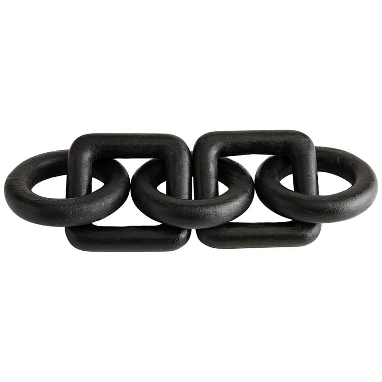 Image 2 Arteriors Home Brinley 15"W Ebony Wood Geometric Sculpture more views