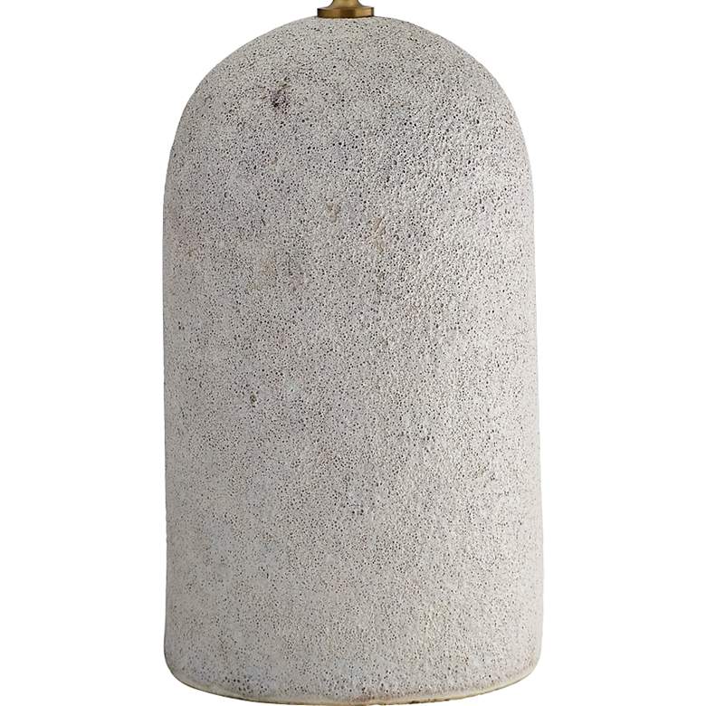 Image 3 Arteriors Home Capelli 29 1/2" Ivory Volcanic Ceramic Table Lamp more views