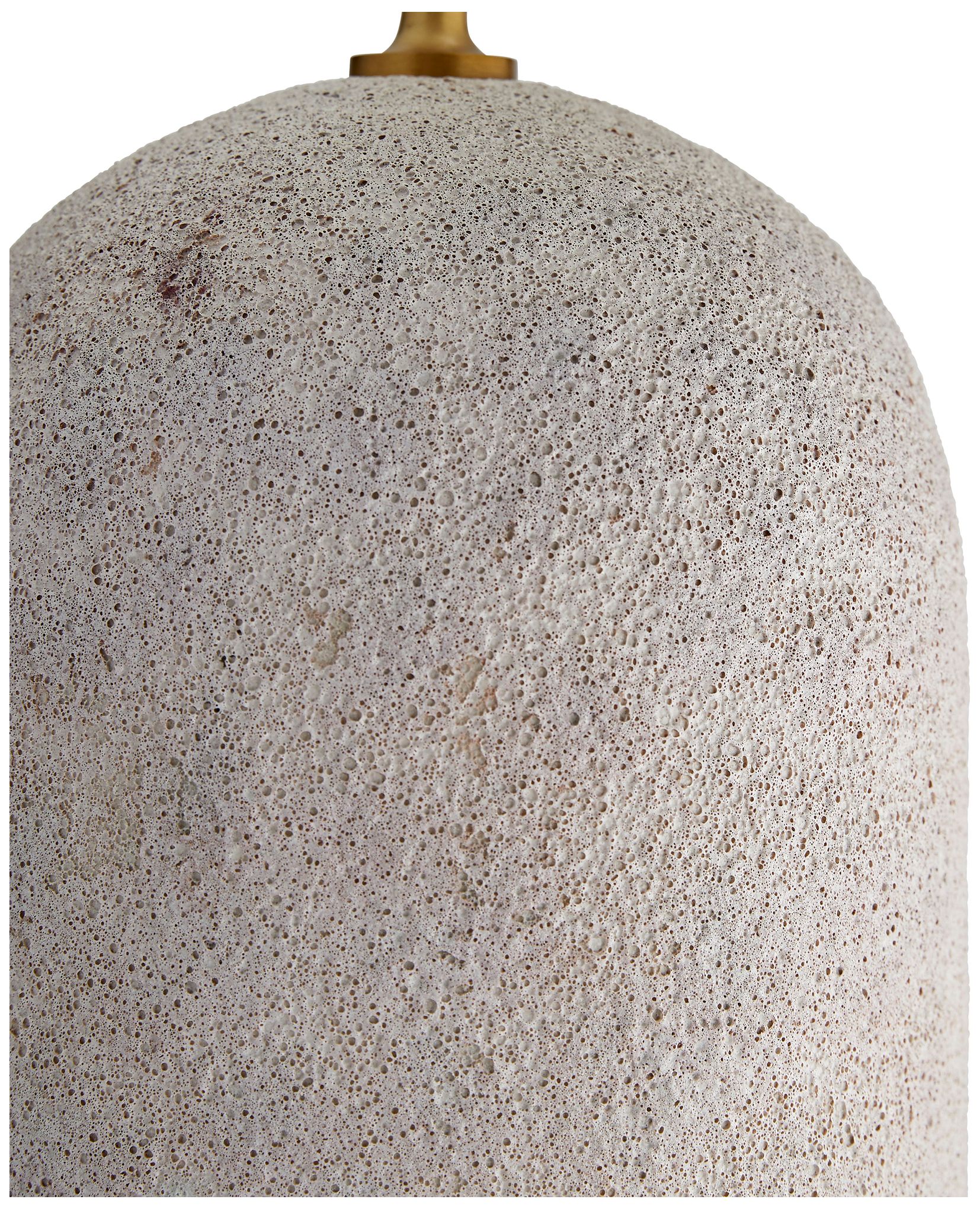 Image 4 Arteriors Home Capelli 29 1/2" Ivory Volcanic Ceramic Table Lamp more views