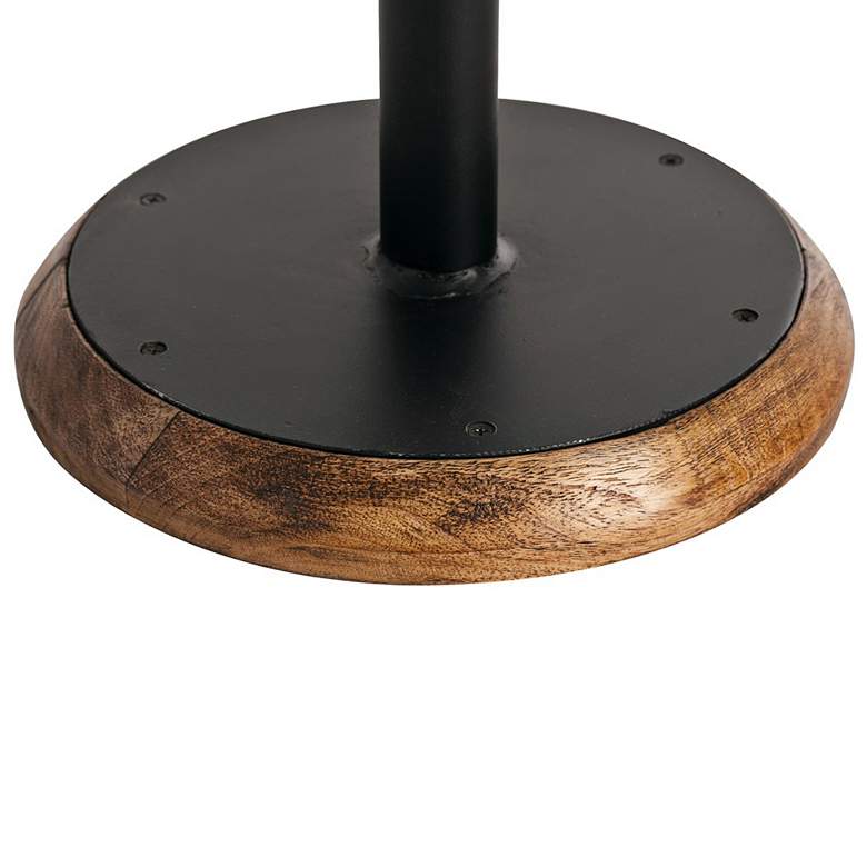 Image 2 Arteriors Home Caymus 24" Natural Brown Swivel Counter Stool more views