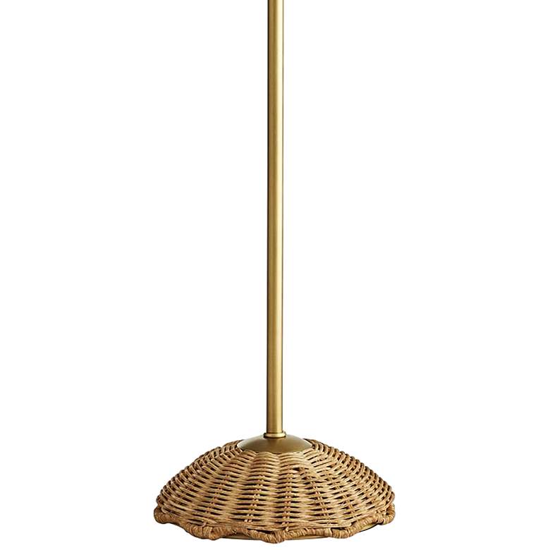 Image 3 Arteriors Home Celerie 28" Natural Rattan Wicker Table Lamp more views