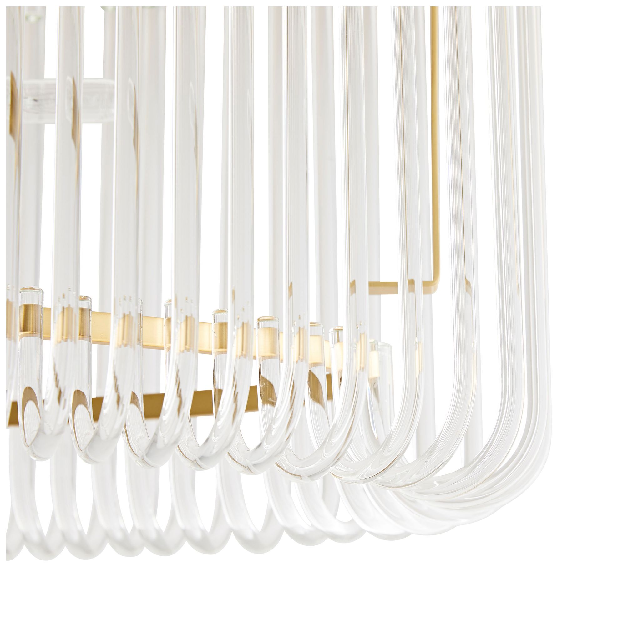 Image 6 Arteriors Home Chandler 50 1/2" Wide Antique Brass Chandelier more views