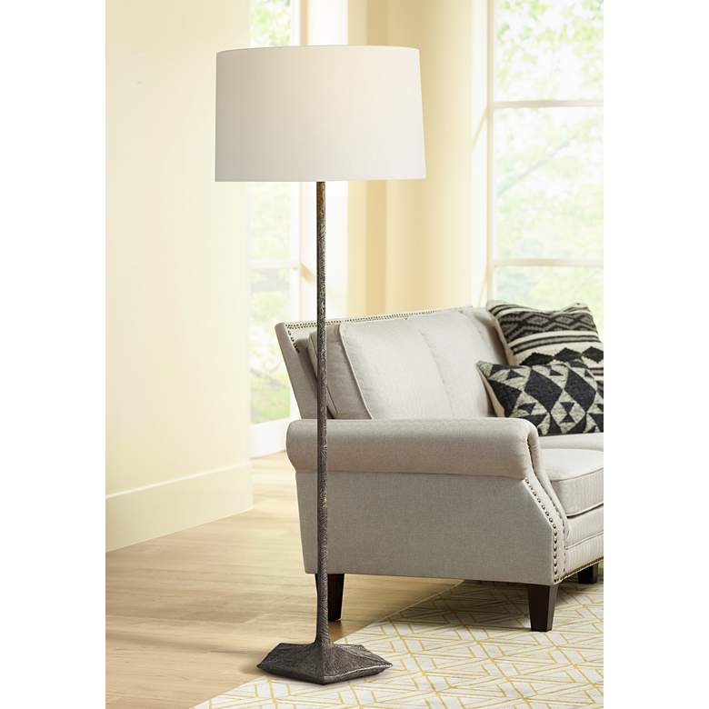Image 1 Arteriors Home Charles Natural Iron Stem Floor Lamp