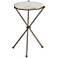 Arteriors Home Chloe Brass Accent Table