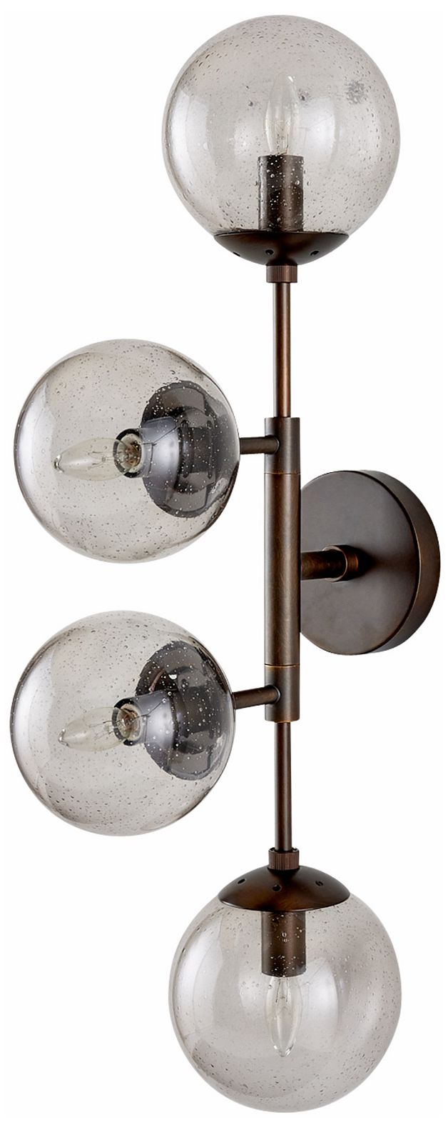 Image 4 Arteriors Home Christelle 21"H English Bronze 4-Light Sconce more views