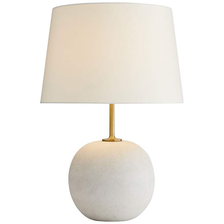 Image 2 Arteriors Home Colton 27 1/2 inch White Rice Stone Table Lamp