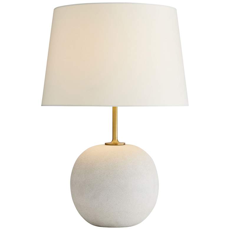 Image 2 Arteriors Home Colton 27 1/2" White Rice Stone Table Lamp