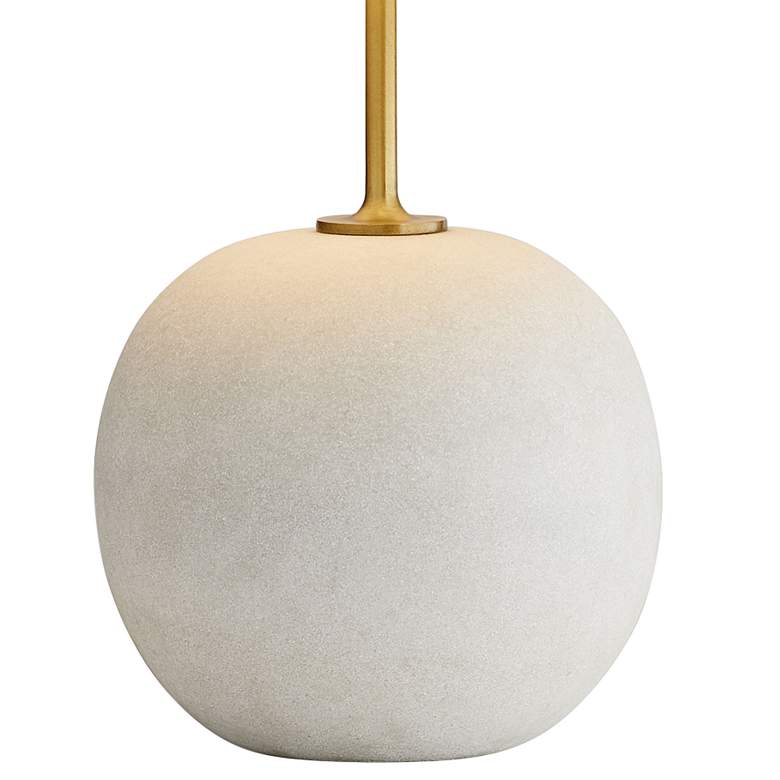 Image 4 Arteriors Home Colton 27 1/2" White Rice Stone Table Lamp more views