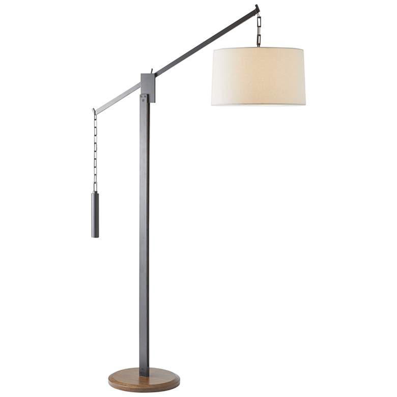 Image 2 Arteriors Home Counterweight Adjustable Height Bronze Floor Lamp