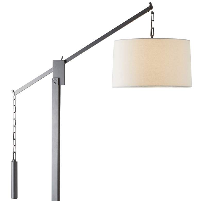 Image 3 Arteriors Home Counterweight Adjustable Height Bronze Floor Lamp more views