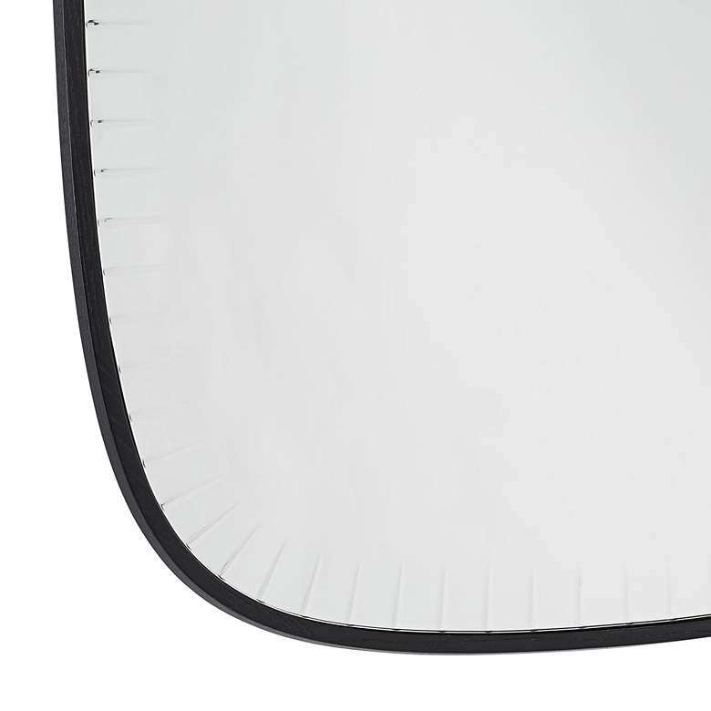 Image 3 Arteriors Home Cut Black 28" x 48" Oblong Wall Mirror more views