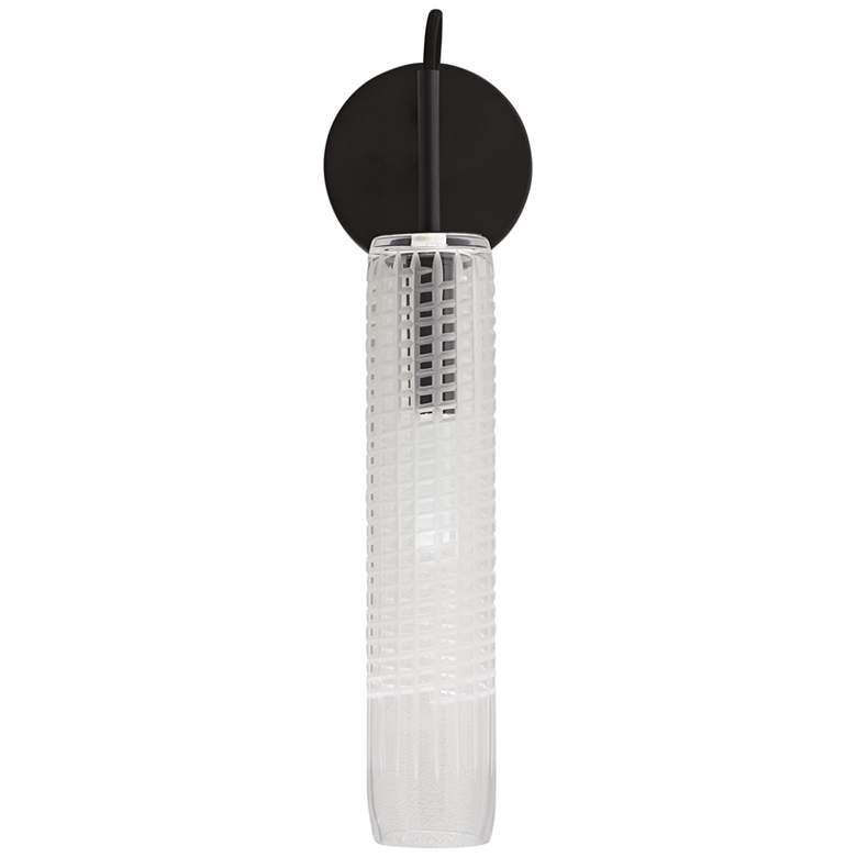 Image 3 Arteriors Home Cut Tall 18 1/2" High Black Wall Sconce more views