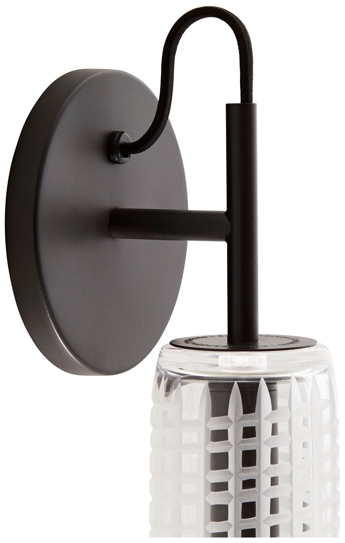 Image 5 Arteriors Home Cut Tall 18 1/2" High Black Wall Sconce more views