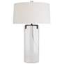 Arteriors Home Dale 31" Modern Clear Glass Column Table Lamp