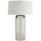 Arteriors Home Dale 31" Smoke Glass Cylindrical Table Lamp