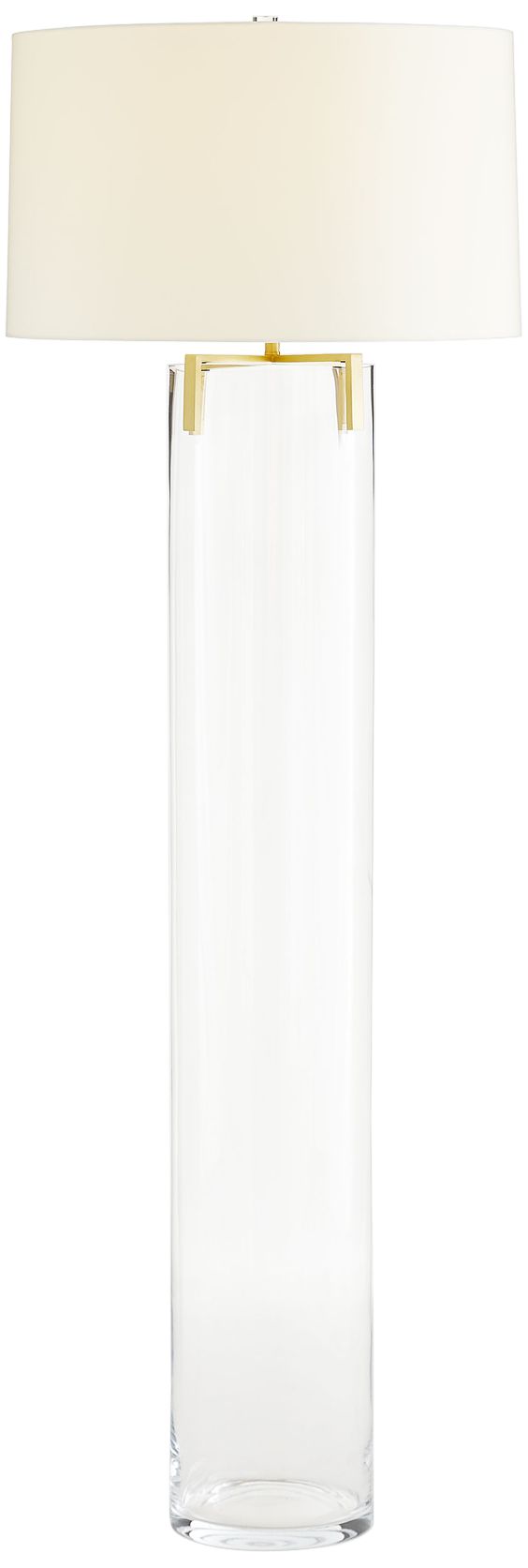 Arteriors Home Dale 72.5" High Clear Glass Cylinder Column Floor Lamp