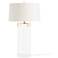 Arteriors Home Dale Clear Glass and Brass Column Table Lamp