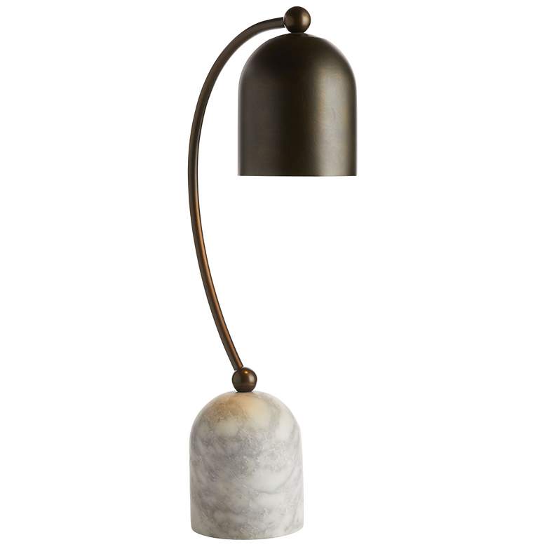 Image 1 Arteriors Home Daley English Bronze Bell Desk Lamp