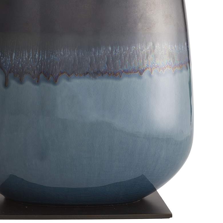 Image 3 Arteriors Home Deagan 29" Blue Teal Modern Ceramic Table Lamp more views