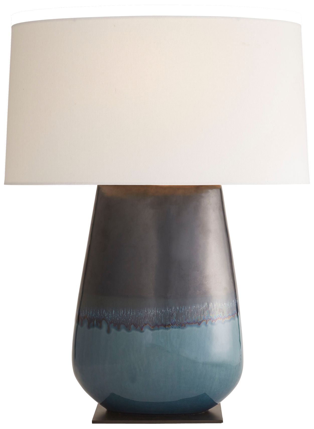 Image 5 Arteriors Home Deagan 29" Blue Teal Modern Ceramic Table Lamp more views