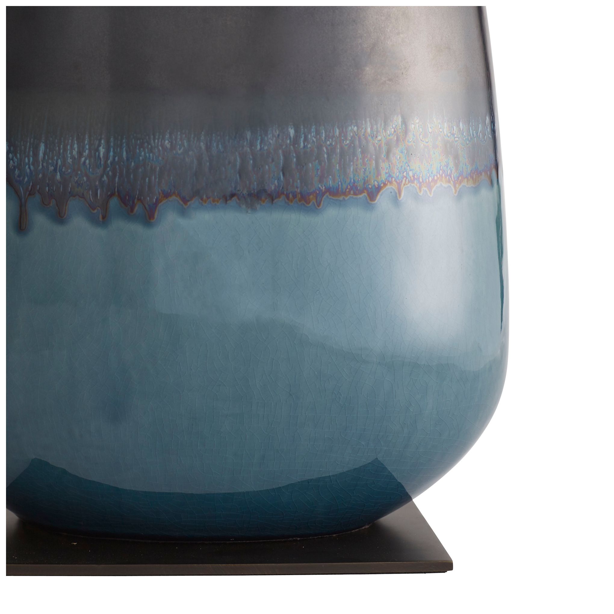 Image 6 Arteriors Home Deagan 29" Blue Teal Modern Ceramic Table Lamp more views