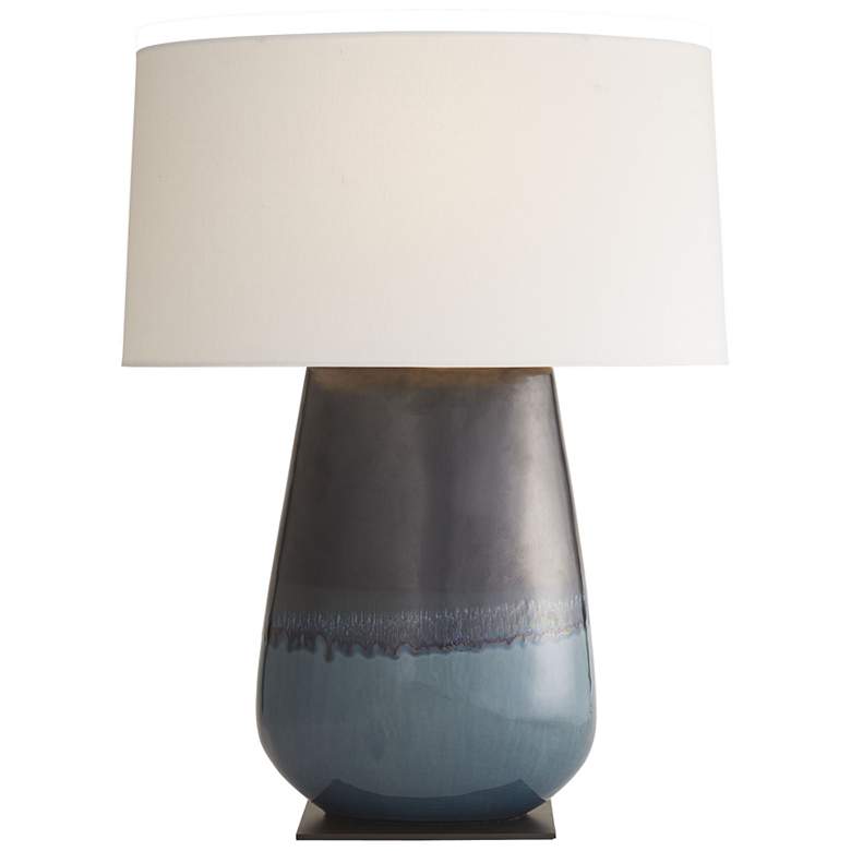 Image 6 Arteriors Home Deagan 29" Blue Teal Modern Ceramic Table Lamp more views
