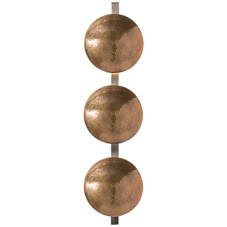 Image 1 Arteriors Home Diesel 9 inch Wide Antique Brass Wall Light