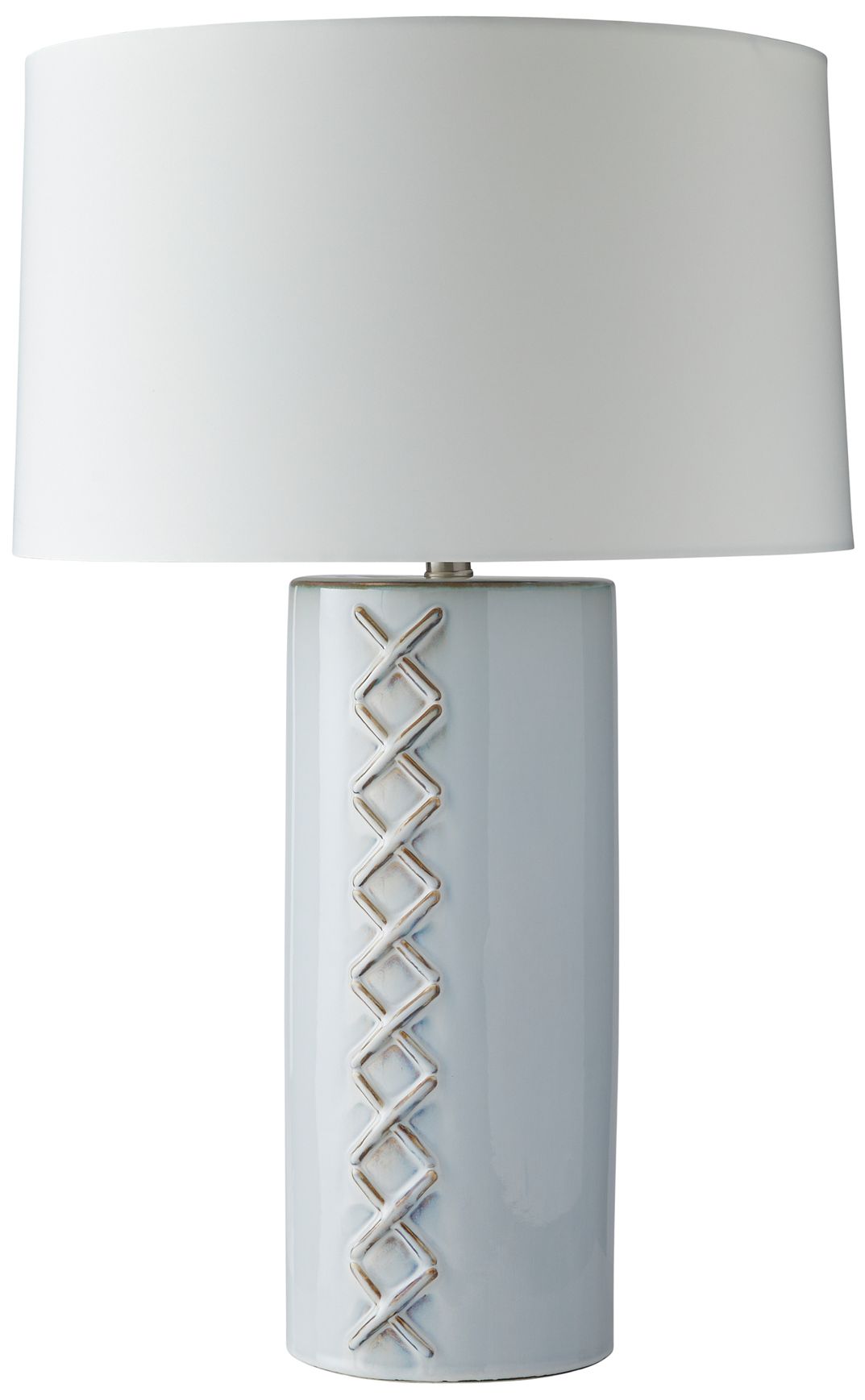 Image 3 Arteriors Home DiMaggio 29" Glacial Reactive Glaze Ceramic Table Lamp more views