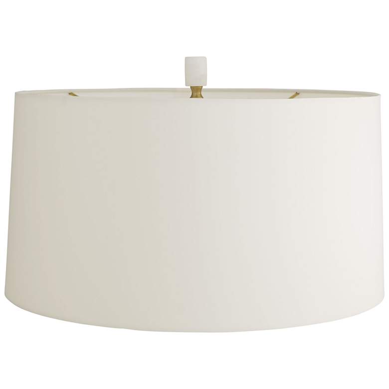 Image 5 Arteriors Home Dosman 31" Snow Marble Obelisk Table Lamp more views