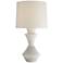 Arteriors Home Dottie 31" Ice White Reactive Porcelain Table Lamp