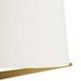 6_Arteriors Home Elden 68 1/2" Black and Antique Brass Cone Floor Lamp more views